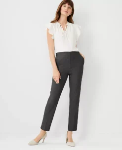 The Side Zip Eva Ankle Pant In Bi-Stretch -ChicMeadow Shop 495634 6086 ALT2