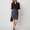 The Pencil Skirt In Bi-Stretch