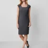 The Scoop Neck Dress In Bi-Stretch