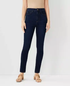 Sculpting Pocket Highest Rise Skinny Jeans In Classic Dark Indigo Wash