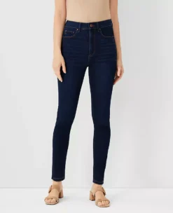 Curvy Sculpting Pocket Highest Rise Skinny Jeans In Classic Dark Indigo Wash