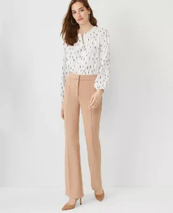 The Pintucked Trouser Pant In Double Knit