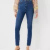 Curvy Sculpting Pocket Highest Rise Skinny Jeans In Classic Mid Wash