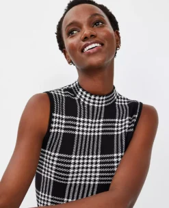 Gingham Sweater Shell -ChicMeadow Shop 604692 2222 ALT2