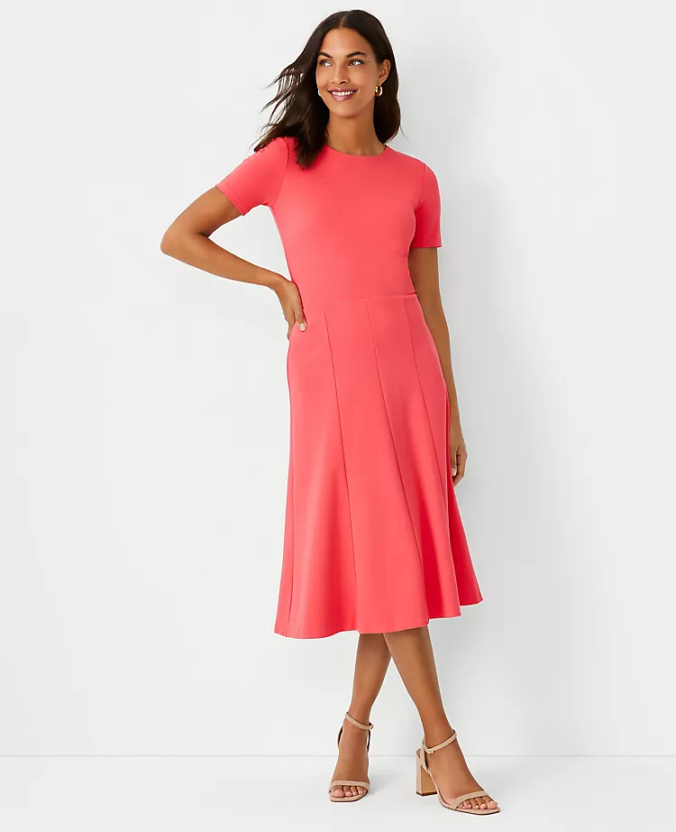 Short Sleeve Flare Dress 1 Short Sleeve Flare Dress