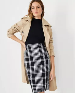 Plaid Pencil Skirt -ChicMeadow Shop 607720 2222 ALT2