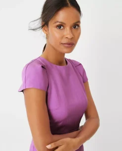 Cap Sleeve Sheath Dress -ChicMeadow Shop 608185 8581 ALT2