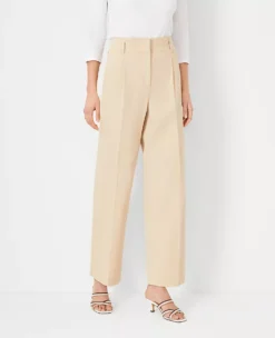 The Pleated Straight Ankle Pant In Chino