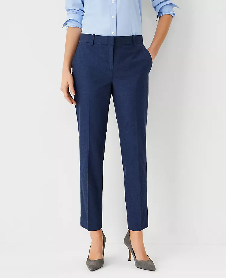 The Eva Ankle Pant In Lightweight Refined Denim - Curvy Fit 1 The Eva Ankle Pant In Lightweight Refined Denim - Curvy Fit