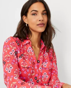 Floral Camp Shirt -ChicMeadow Shop 609961 4021 ALT2