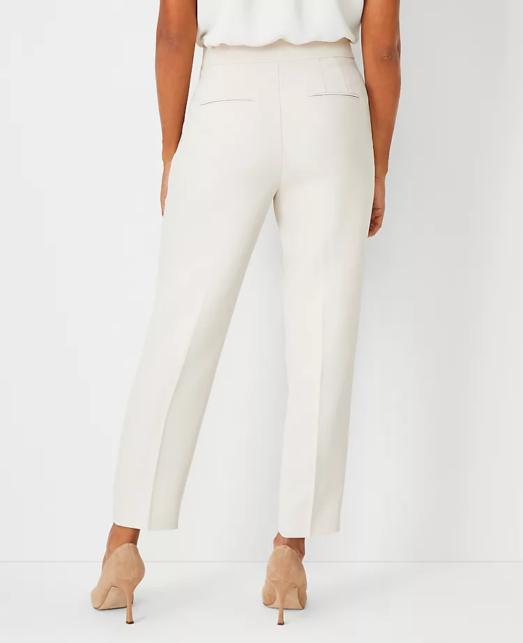 The Side Zip Eva Ankle Pant In Fluid Crepe - Curvy Fit 2 The Side Zip Eva Ankle Pant In Fluid Crepe - Curvy Fit - Image 2