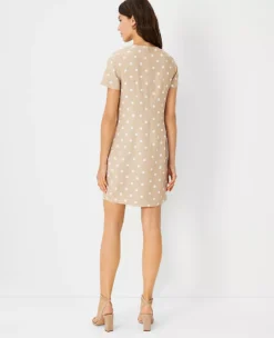 Polka Dot Tee Shift Dress -ChicMeadow Shop 610671 8187 ALT1