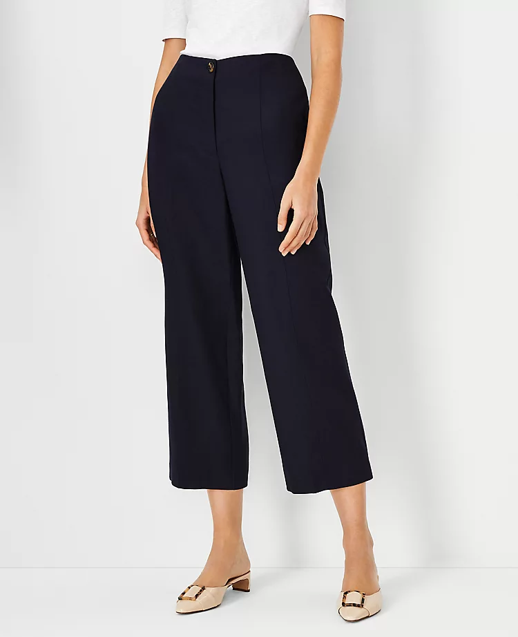 The Seamed Straight Crop Pant - Curvy Fit 1 The Seamed Straight Crop Pant - Curvy Fit