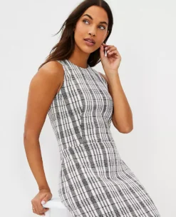 Plaid Sheath Dress -ChicMeadow Shop 611522 2222 ALT2