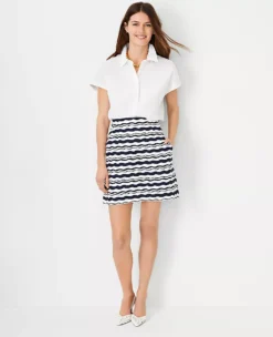 Wave A-Line Pocket Skirt -ChicMeadow Shop 613294 8818 ALT2