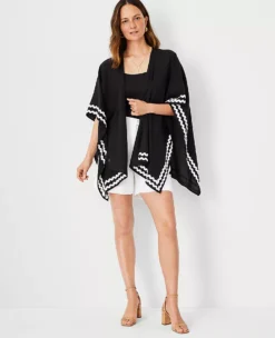 Ric Rac Open Poncho