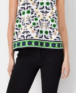 Floral Button Back Halter Top -ChicMeadow Shop 613706 1362 ALT2