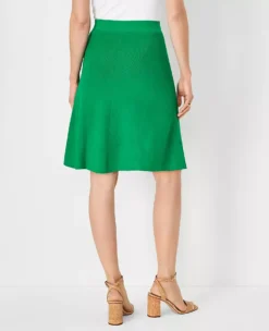 Ribbed A-Line Sweater Skirt -ChicMeadow Shop 614026 3591 ALT1